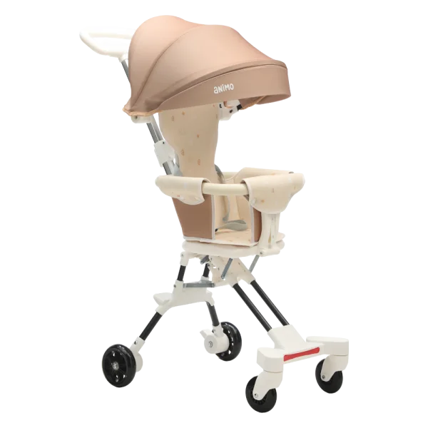 Xe đẩy 2 chiều gấp gọn Animo Compact (BS-T68A, Be)