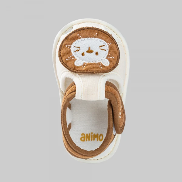 Giày tập đi cho bé BT Animo A2610_MN019 (13-16,Kem-Nâu)