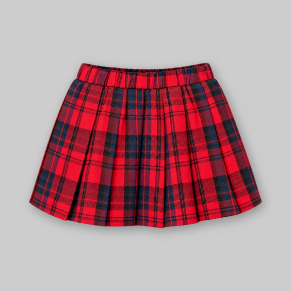 Bộ đông bé gái áo tay dài chân váy Animo noel FW26 TX0926011 (1Y-4Y,Đỏ)