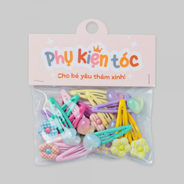 Set kẹp tóc 20 món Animo A2611_MN049 (Nhiều màu)