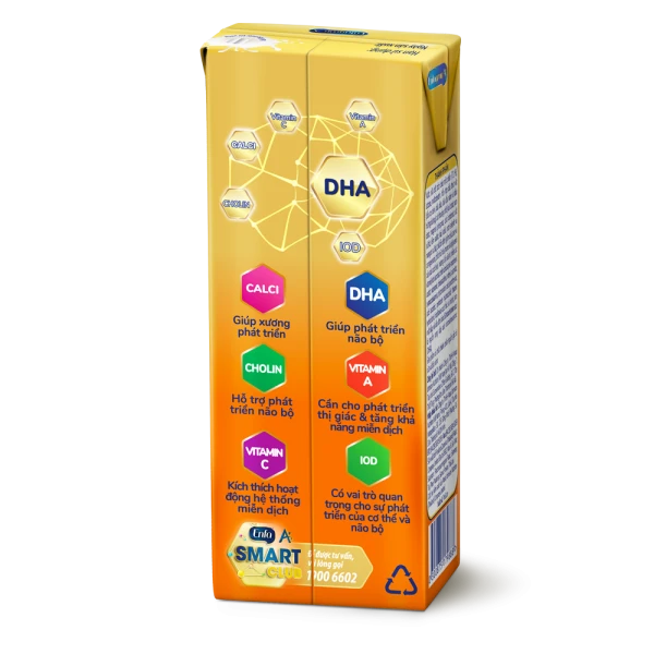 Lốc sữa pha sẵn Enfagrow A+ cho trẻ từ 1 tuổi 180ml (lốc 3 hộp)