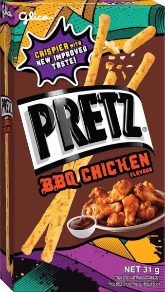 Bánh que Pretz vị gà nướng BBQ 31g