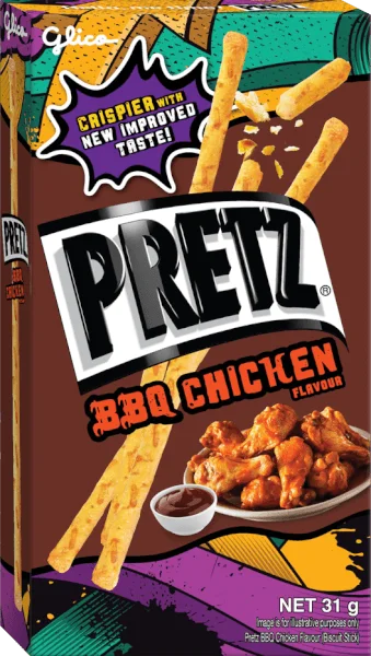 Bánh que Pretz vị gà nướng BBQ 31g