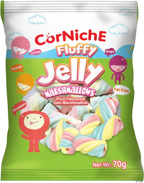Kẹo Fluffy Jelly Marshmallow 70g