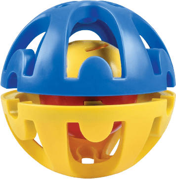 Xúc xắc vặn quả bóng luyện tay cho bé JS049065 (Xanh,Vàng)