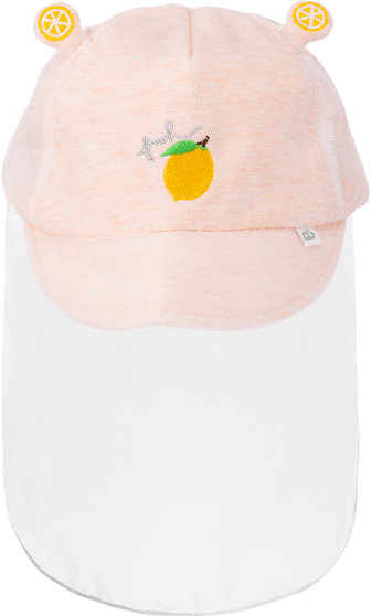 Nón lưỡi trai khăn voan bé trai Animo A2306_MN002 (46cm,Kem)