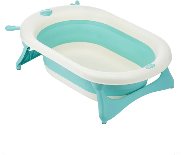 Thau tắm cảm biến nhiệt và gấp gọn Animo (Xanh, 6009) (Xanh)