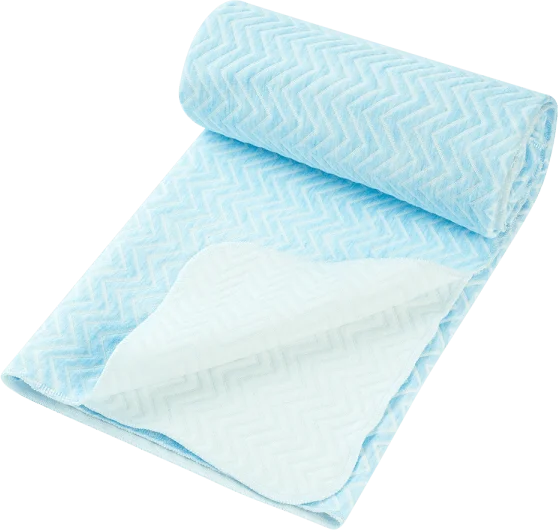 Chăn vải chần bông họa tiết Ziczac Animo B2306_MN001 (100x100cm,Xanh)