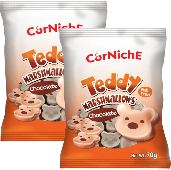 Combo 2 Kẹo Choccolate Teddy Marshmallows 70g