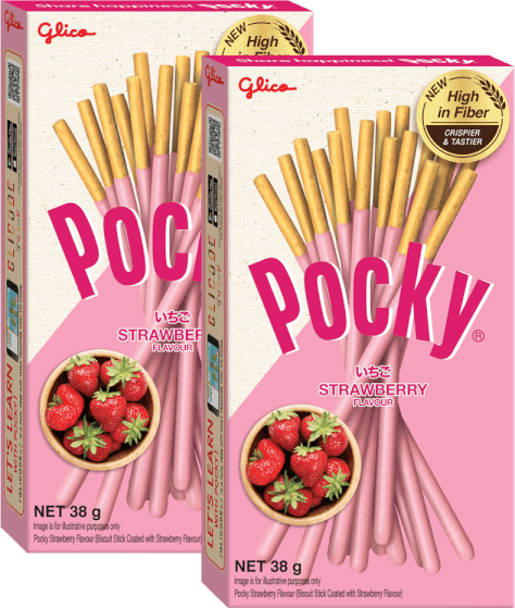 Combo 2 Bánh que Pocky vị dâu