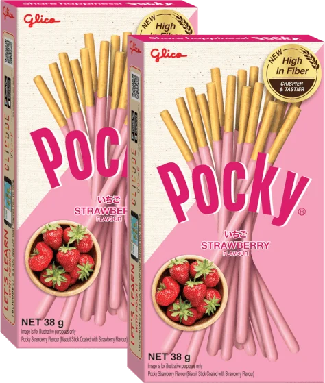 Combo 2 Bánh que Pocky vị dâu