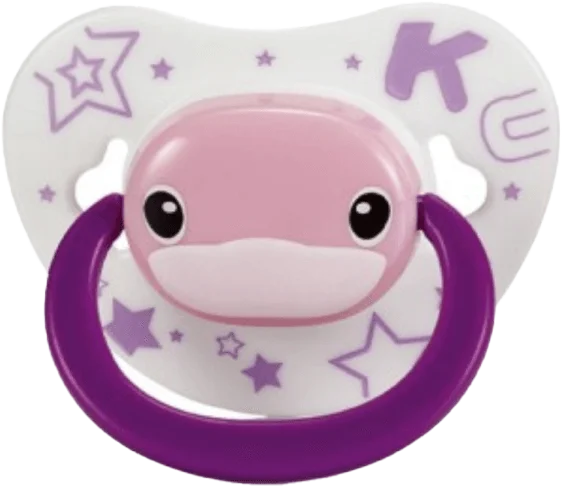 Ty giả cho bé bằng silicone (KU5512, 0 - 6M, Hồng)