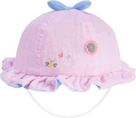 Nón em bé gái vành tròn Animo A2303_JK027 (44cm,Hồng)