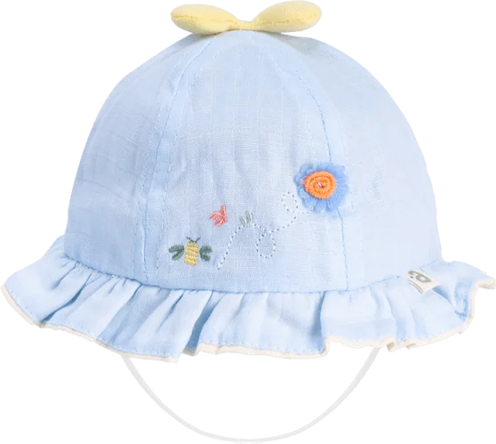 Nón em bé gái vành tròn Animo A2303_JK028 (46cm,Xanh)