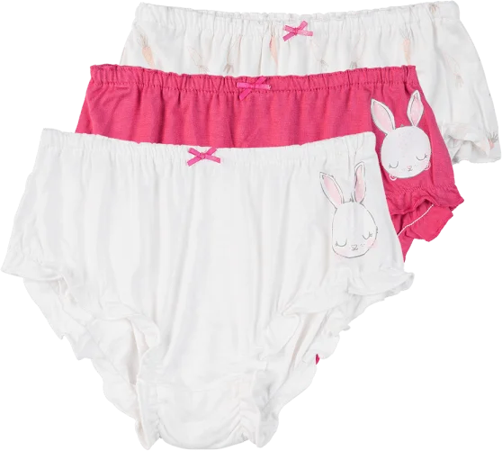 Bộ 3 quần lót bé gái tam giác Animo VĐ223003 (12M-4Y,Nhiều màu)