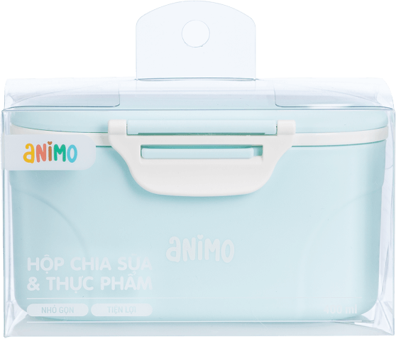 Hộp chia sữa Animo 400ml (xanh, XTQ6332, TJJ)