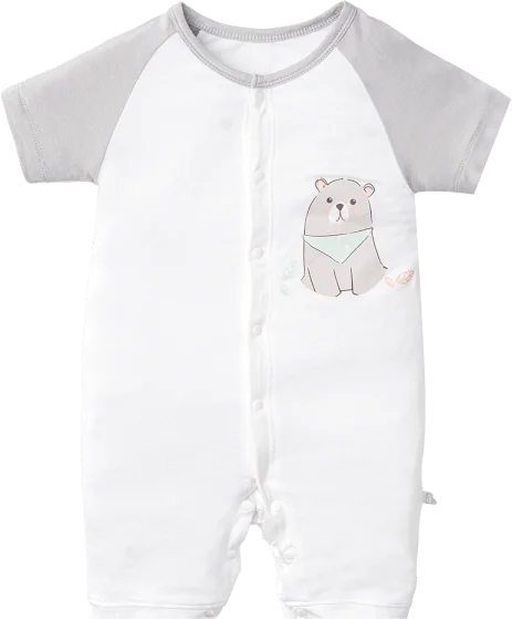 Body tính năng đùi vải modal Animo VĐ522032 (0-12M,Xám)