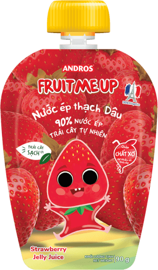 Fruit Me Up Nước ép thạch dâu túi 90g