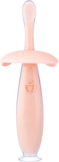 Bàn chải silicone chống hóc cho bé Animo (12M+, Hồng, GHtr2202)
