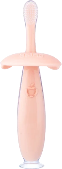 Bàn chải silicone chống hóc cho bé Animo (12M+, Hồng, GHtr2202)