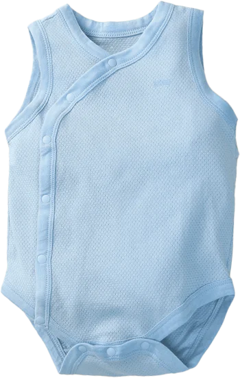 Bodysuit tính năng tam giác, vải lưới Animo I0322029 (0-12M,Xanh)