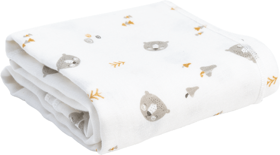 Khăn gạc tắm in hình Animo T2111_NBA007 (75x85cm,1 cái-Giao hoạ tiết ngẫu nhiên)