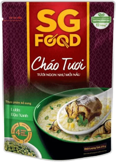 Cháo Lươn, Đậu Xanh, SG Food, 270g (Giao bao bì ngẫu nhiên)