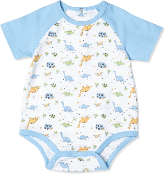 Bodysuit bé trai tam giác Animo KK922055 (0-12M,Xanh)