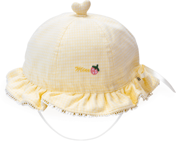 Nón vành tròn bé gái Animo A2301_JK002 (53cm,Vàng)