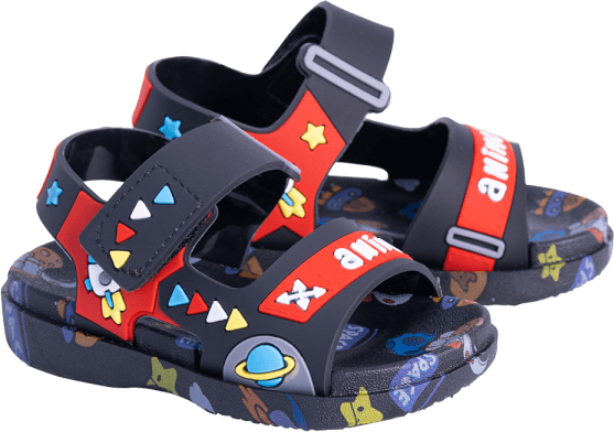 Sandal bé trai Animo A2301_JK012 (19-21-23-25,Đen)