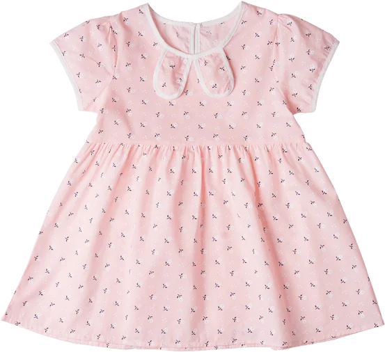 Đầm vải bé gái Animo TX922058 (6M-3Y,Hồng)