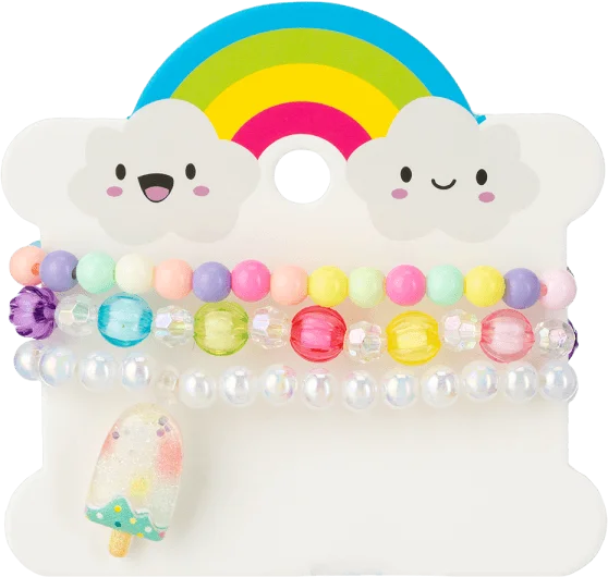 Set 3 vòng tay hình que kem Animo A2305_MN012 (Nhiều màu)