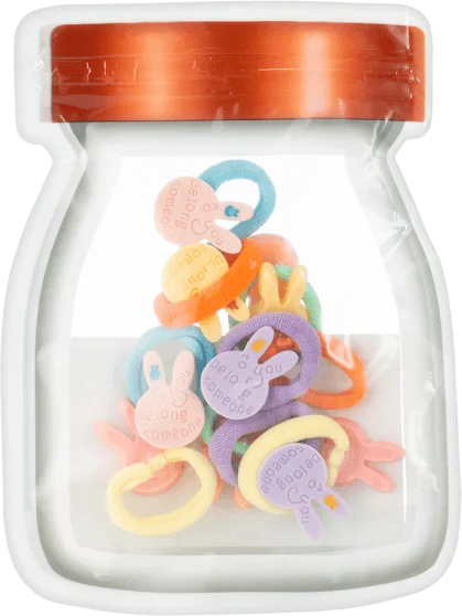 Set cột tóc 10 món hình thỏ Animo A2305_MN016 (Nhiều màu)