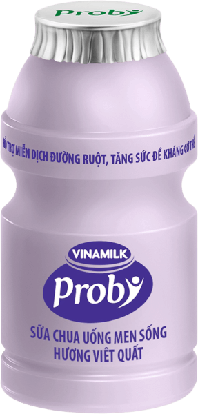 Sữa chua uống Probi hương Việt Quất - Lốc 5 chai x 65ml