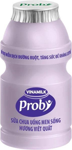 Sữa chua uống Probi hương Việt Quất - Lốc 5 chai x 65ml