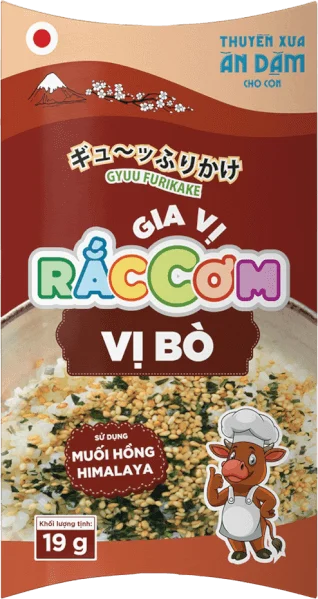 Thuyền Xưa Ăn Dặm Cho Con  - Gia vị rắc cơm  - Vị Bò 19gr