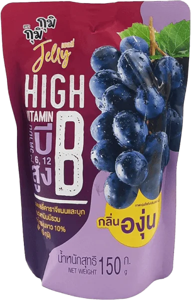 Nước thạch Jelly GUMI GUMI Vitamin B vị nho 150g