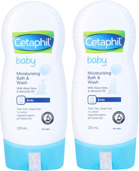 Combo 2 Sữa tắm dưỡng ẩm cho bé Cetaphil 230ml