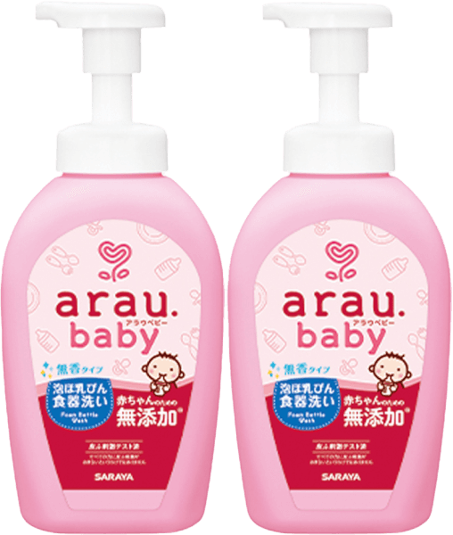 Combo 2 Nước rửa bình Arau Baby bình 500ml