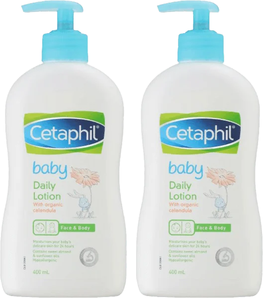 Combo 2 Sữa dưỡng da trẻ em tinh chất hoa cúc Cetaphil 400ml