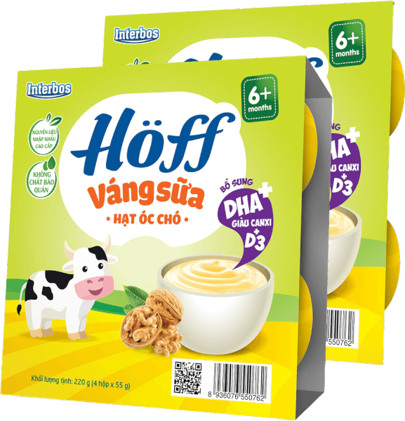 Combo 2 Váng sữa hạt Óc chó Hoff
