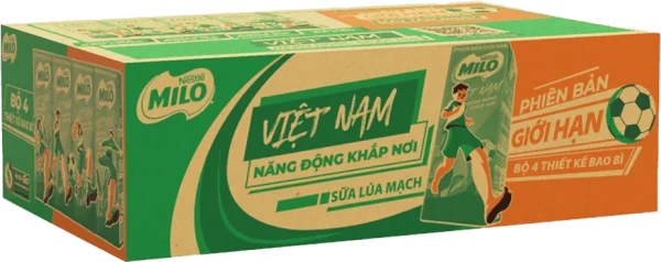 Thùng thức uống lúa mạch uống liền Nestle Milo 180ml  - 12 Lốc