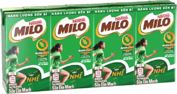 Thức uống lúa mạch uống liền Nestlé Milo 115ml (Lốc 4 hộp)