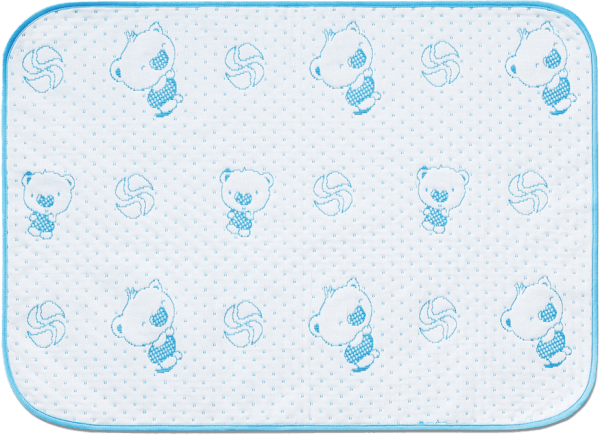 Tấm lót chống thấm 4 lớp Vietmat size 70x100 màu xanh