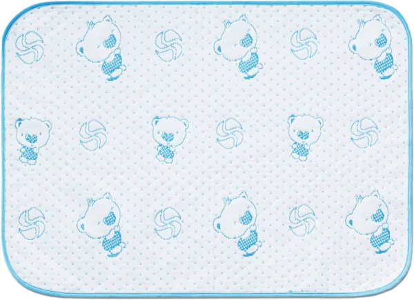 Tấm lót chống thấm 4 lớp Vietmat size 70x100 màu xanh