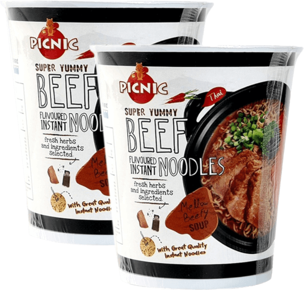 Combo 2 Mỳ ly Picnic vị bò
