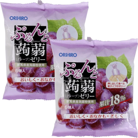 Combo 2 Thạch Orihiro vị nho, 120g