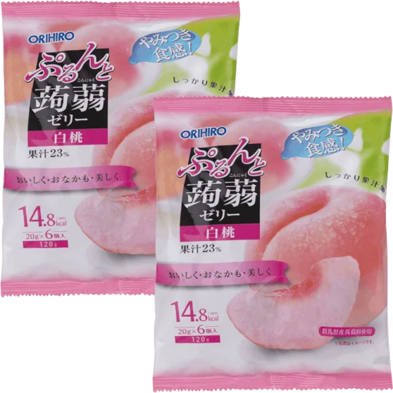 Combo 2 Thạch Orihiro vị đào
