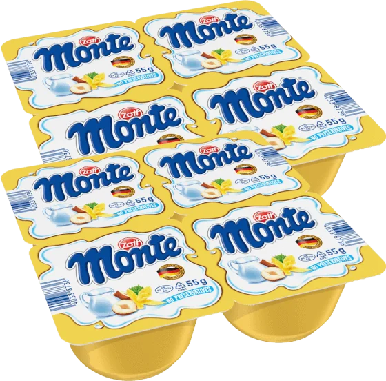 Combo 2 Váng sữa Zott Monte hương Vani 4x55g