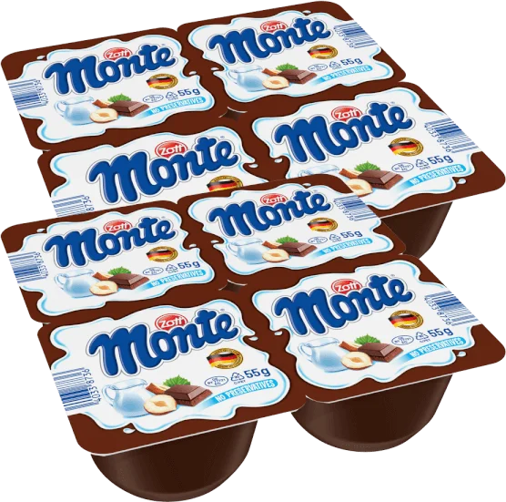 Combo 2 Váng sữa Zott Monte hương Sô cô la 4x55g